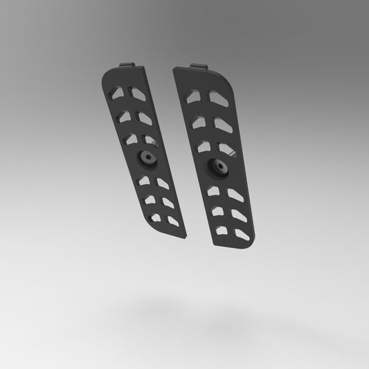 Aprilia Tuono V4/RSV4 Passenger Peg Block Off Plates Kit