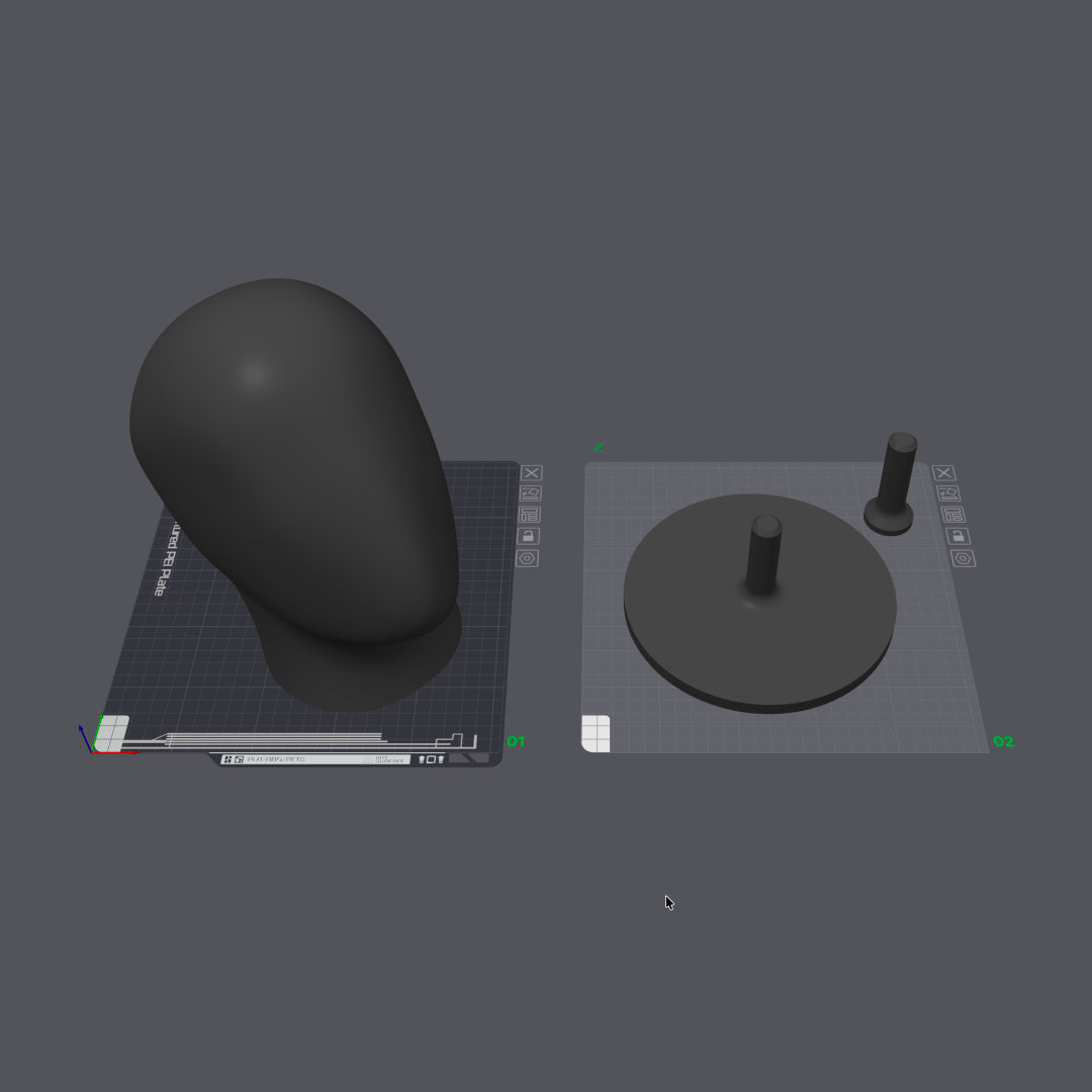 OBLANK Mannequin Head - Digital 3D-Print File